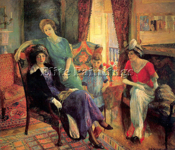 WILLIAM JAMES GLACKENS GLACK41 ARTIST PAINTING REPRODUCTION HANDMADE OIL CANVAS
