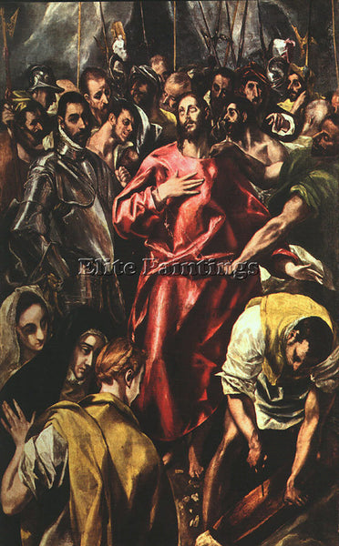 EL GRECO GRECO18 ARTIST PAINTING REPRODUCTION HANDMADE OIL CANVAS REPRO WALL ART