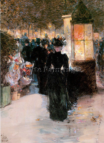 CHILDE HASSAM HASS4 ARTIST PAINTING REPRODUCTION HANDMADE CANVAS REPRO WALL DECO