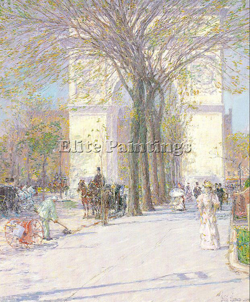 CHILDE HASSAM HASS12 ARTIST PAINTING REPRODUCTION HANDMADE OIL CANVAS REPRO WALL