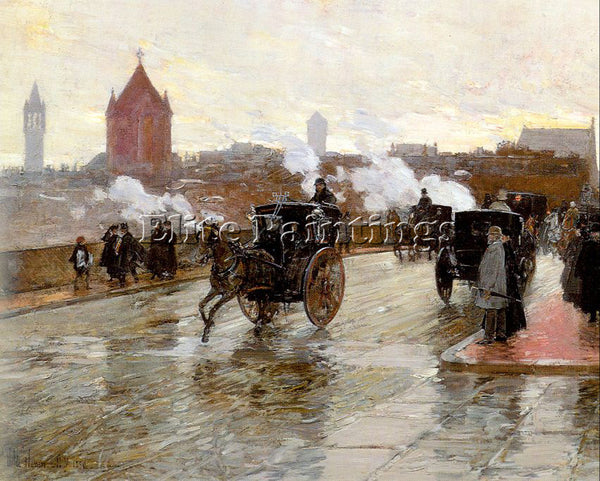 CHILDE HASSAM HASS16 ARTIST PAINTING REPRODUCTION HANDMADE OIL CANVAS REPRO WALL