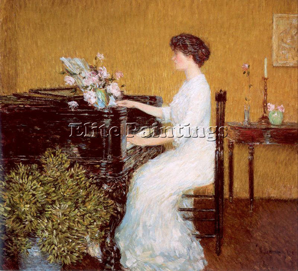 CHILDE HASSAM HASS34 ARTIST PAINTING REPRODUCTION HANDMADE OIL CANVAS REPRO WALL