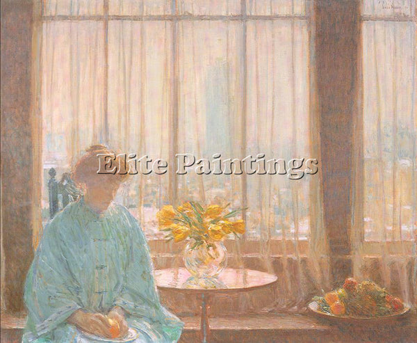 CHILDE HASSAM HASS37 ARTIST PAINTING REPRODUCTION HANDMADE OIL CANVAS REPRO WALL