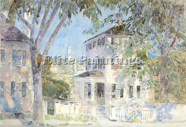 CHILDE HASSAM HASS43 ARTIST PAINTING REPRODUCTION HANDMADE OIL CANVAS REPRO WALL