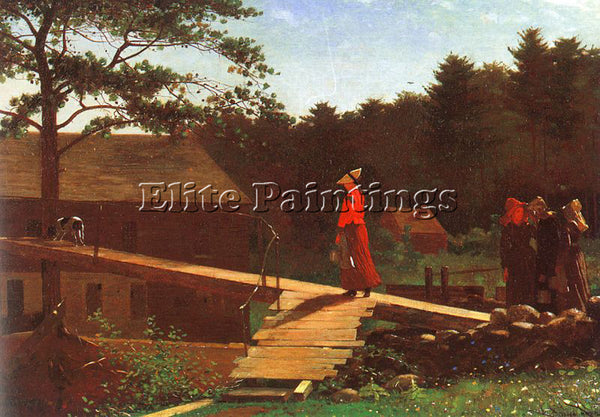 WINSLOW HOMER HOME5 ARTIST PAINTING REPRODUCTION HANDMADE CANVAS REPRO WALL DECO