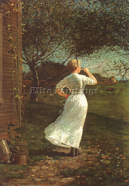 WINSLOW HOMER HOME26 ARTIST PAINTING REPRODUCTION HANDMADE OIL CANVAS REPRO WALL