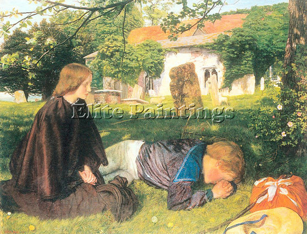 HUGHES ARTHUR ARTH2 ARTIST PAINTING REPRODUCTION HANDMADE CANVAS REPRO WALL DECO