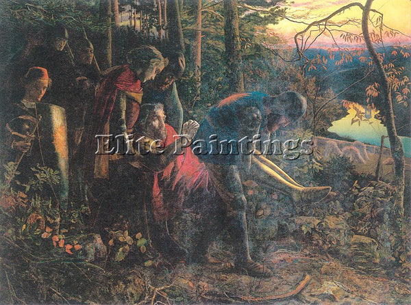 HUGHES ARTHUR ARTH6 ARTIST PAINTING REPRODUCTION HANDMADE CANVAS REPRO WALL DECO