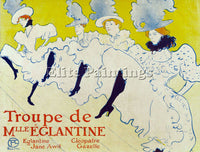 LAUTREC LA TROUP DE MLLE ELEGANT POSTER 1895C 2 ARTIST PAINTING REPRODUCTION OIL