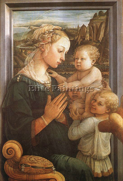 FRA FILIPPO LIPPI LIP17 ARTIST PAINTING REPRODUCTION HANDMADE CANVAS REPRO WALL