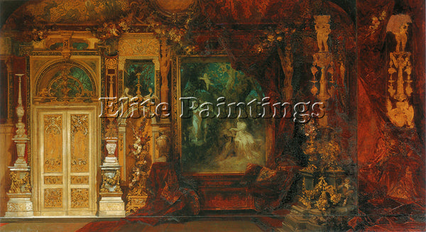 HANS MAKART THE SUMMER NIGHT DREAM ARTIST PAINTING REPRODUCTION HANDMADE OIL ART