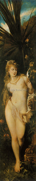 HANS MAKART THE FIVE SENSES FACE ARTIST PAINTING REPRODUCTION HANDMADE OIL REPRO