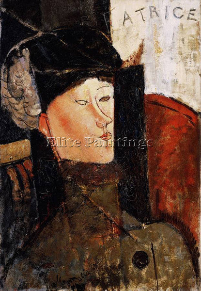 AMEDEO MODIGLIANI MOD100 ARTIST PAINTING REPRODUCTION HANDMADE CANVAS REPRO WALL