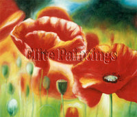 FAMOUS PAINTINGS POPPIES 1 NEW ARTIST PAINTING REPRODUCTION HANDMADE OIL CANVAS