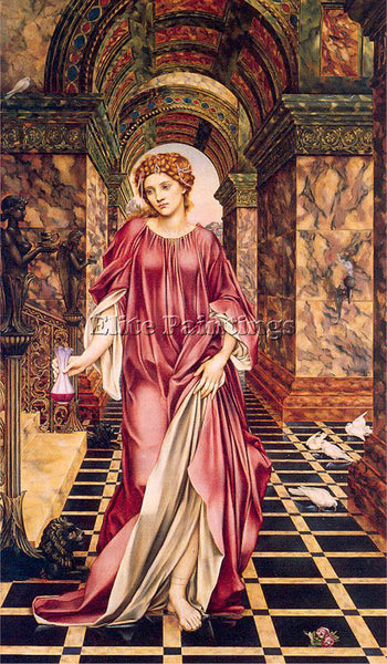 MORGAN EVELYN DE ME5 ARTIST PAINTING REPRODUCTION HANDMADE OIL CANVAS REPRO WALL