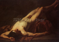JACQUES-LOUIS DAVID NUDE STUDY OF HECTOR CGF ARTIST PAINTING HANDMADE OIL CANVAS