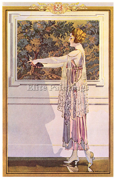 COLES PHILLIPS CP18 ARTIST PAINTING REPRODUCTION HANDMADE CANVAS REPRO WALL DECO