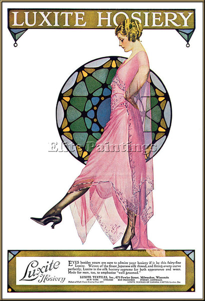 COLES PHILLIPS CP23 ARTIST PAINTING REPRODUCTION HANDMADE CANVAS REPRO WALL DECO