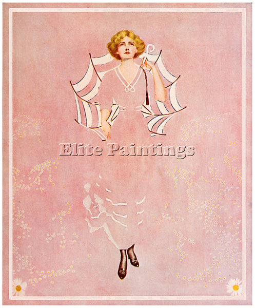 COLES PHILLIPS CP37 ARTIST PAINTING REPRODUCTION HANDMADE CANVAS REPRO WALL DECO