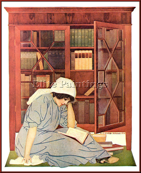COLES PHILLIPS CP39 ARTIST PAINTING REPRODUCTION HANDMADE CANVAS REPRO WALL DECO