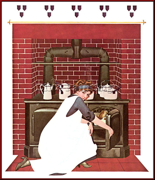 COLES PHILLIPS CP45 ARTIST PAINTING REPRODUCTION HANDMADE CANVAS REPRO WALL DECO