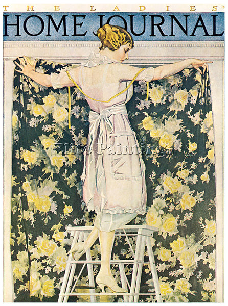 COLES PHILLIPS CP48 ARTIST PAINTING REPRODUCTION HANDMADE CANVAS REPRO WALL DECO