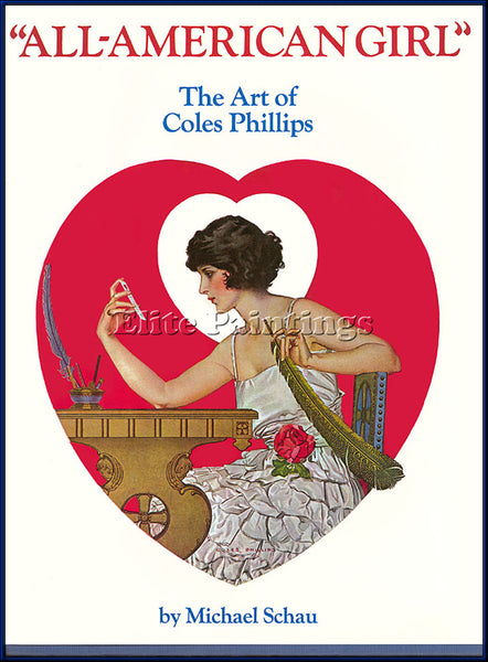 COLES PHILLIPS CP83 ARTIST PAINTING REPRODUCTION HANDMADE CANVAS REPRO WALL DECO