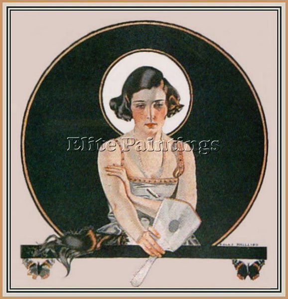 COLES PHILLIPS CP85 ARTIST PAINTING REPRODUCTION HANDMADE CANVAS REPRO WALL DECO