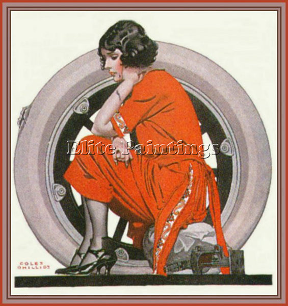 COLES PHILLIPS CP88 ARTIST PAINTING REPRODUCTION HANDMADE CANVAS REPRO WALL DECO