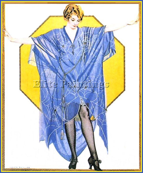 COLES PHILLIPS CP89 ARTIST PAINTING REPRODUCTION HANDMADE CANVAS REPRO WALL DECO