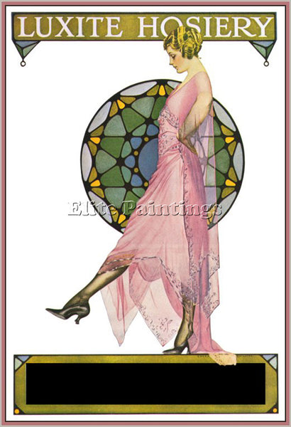 COLES PHILLIPS CP92 ARTIST PAINTING REPRODUCTION HANDMADE CANVAS REPRO WALL DECO