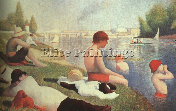 GEORGES SEURAT SEU8 ARTIST PAINTING REPRODUCTION HANDMADE CANVAS REPRO WALL DECO