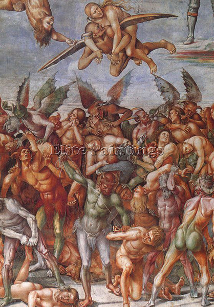LUCA SIGNORELLI SIGN5 ARTIST PAINTING REPRODUCTION HANDMADE OIL CANVAS REPRO ART