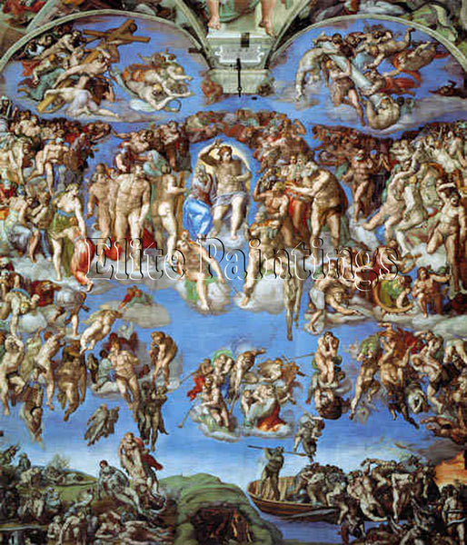 FAMOUS PAINTINGS SISTINE CHAPEL 3105 ARTIST PAINTING REPRODUCTION HANDMADE OIL