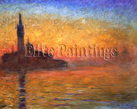 FAMOUS PAINTINGS SONNENUNTERGENG ARTIST PAINTING REPRODUCTION HANDMADE OIL REPRO