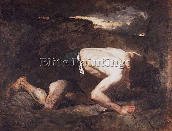 THOMAS COUTURE THE FUGITIVE THOMAS  ARTIST PAINTING REPRODUCTION HANDMADE OIL