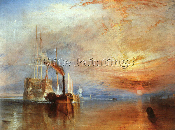 J. M. W. TURNER TURN11 ARTIST PAINTING REPRODUCTION HANDMADE CANVAS REPRO WALL