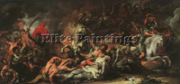 BENJAMIN WEST WEST5 ARTIST PAINTING REPRODUCTION HANDMADE CANVAS REPRO WALL DECO